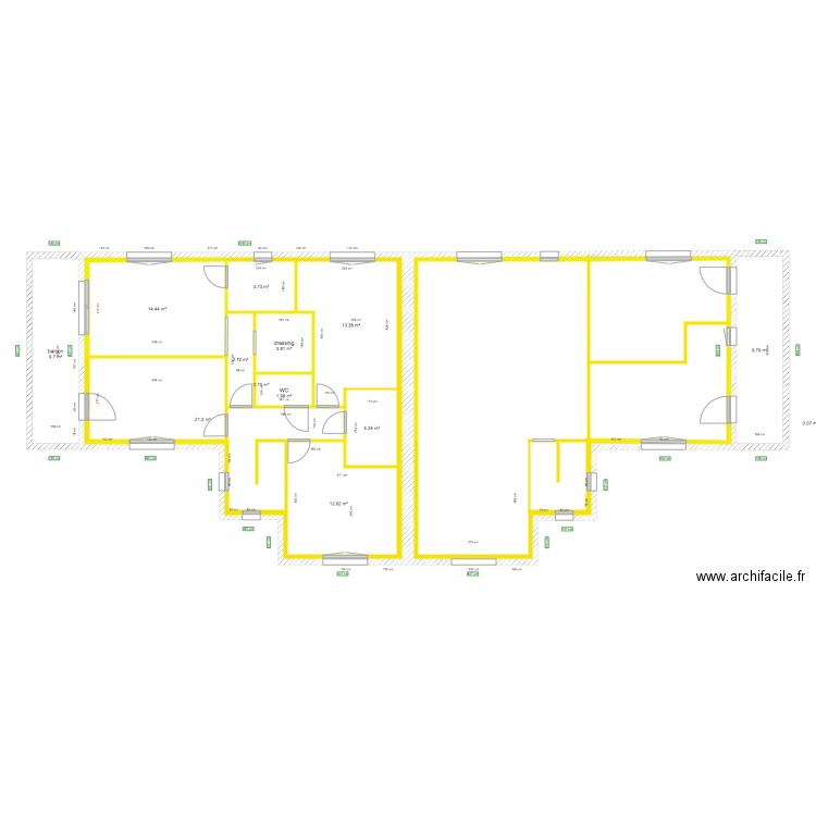 SAINT JULIEN étage . Plan de 0 pièce et 0 m2