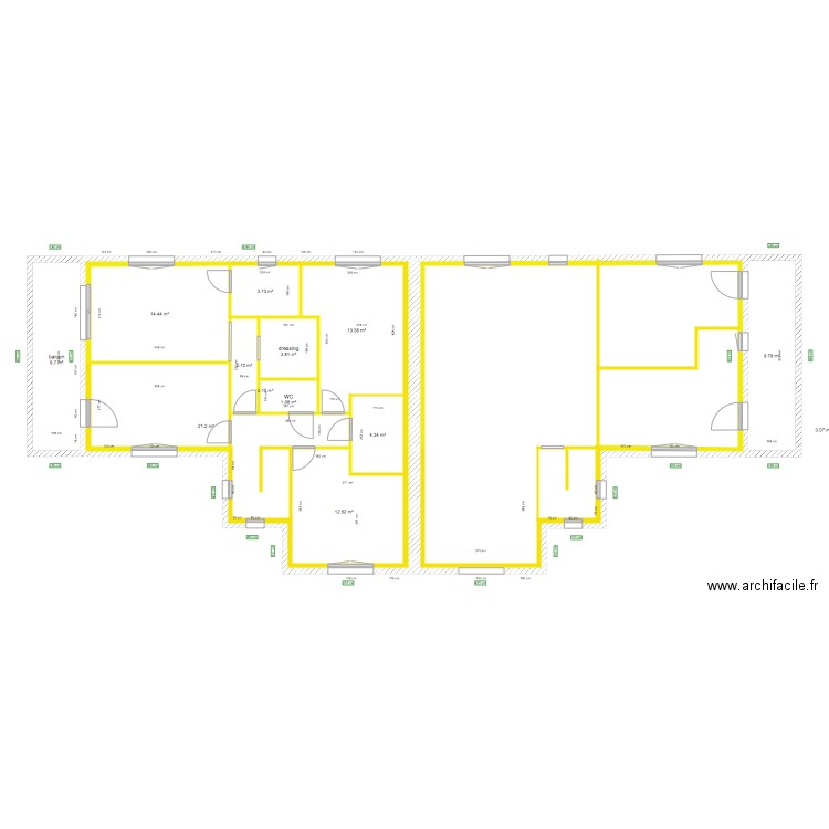 SAINT JULIEN étage . Plan de 0 pièce et 0 m2