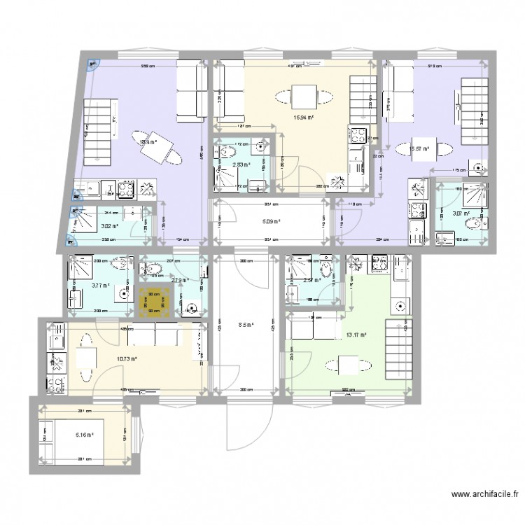 Lónyai plan version Jean Sebastien. Plan de 0 pièce et 0 m2