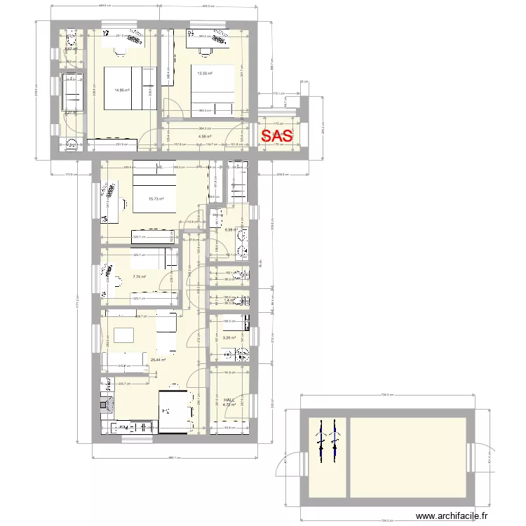 SAS annexe complète. Plan de SAS annexe complète. Plan de