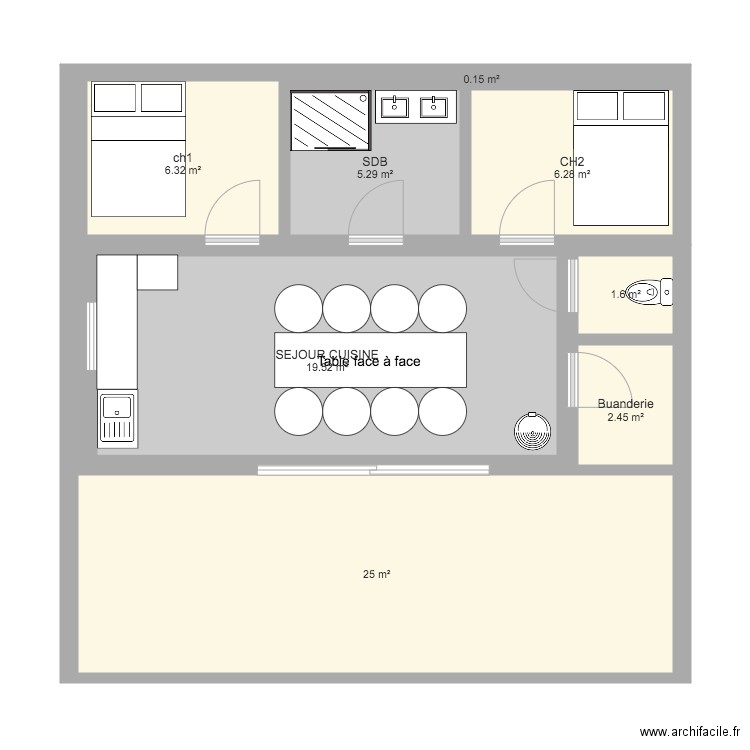 Expo SUD. Plan de 0 pièce et 0 m2