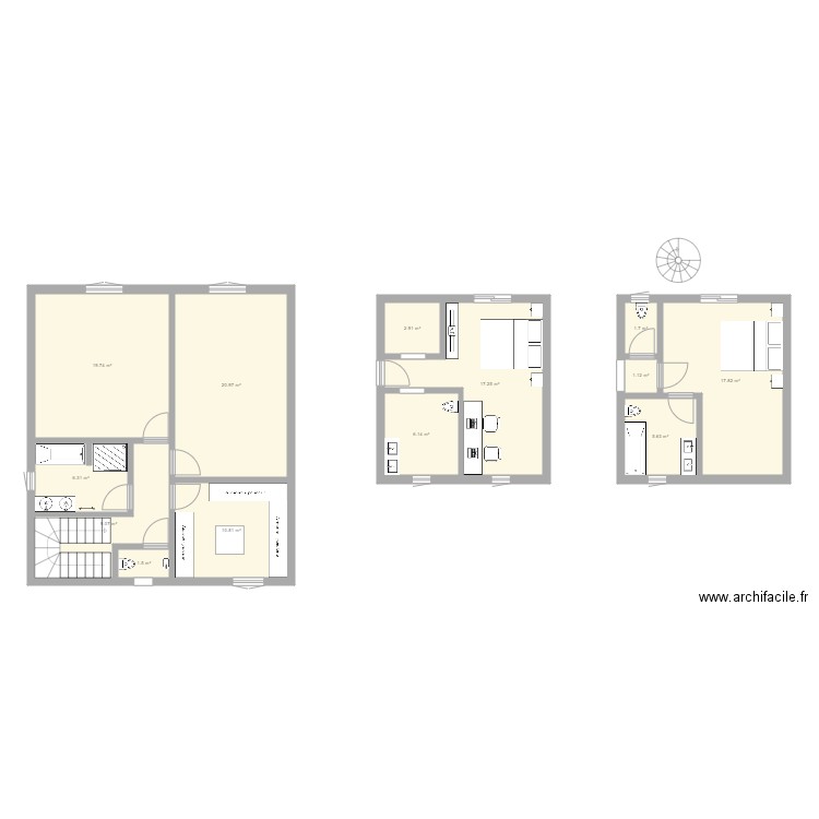 maison3. Plan de 0 pièce et 0 m2