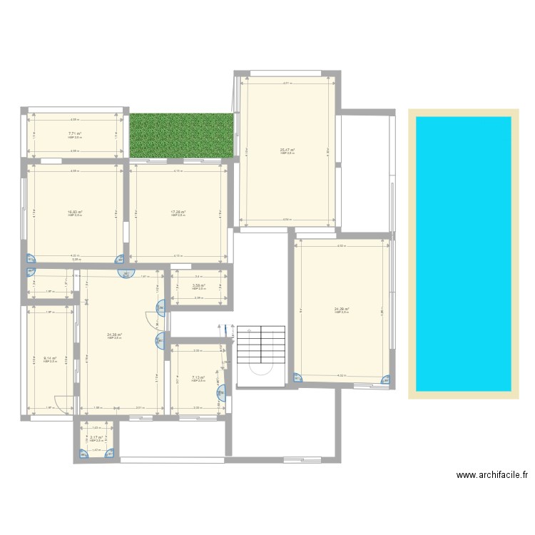 Maison Millien. Plan de 0 pièce et 0 m2