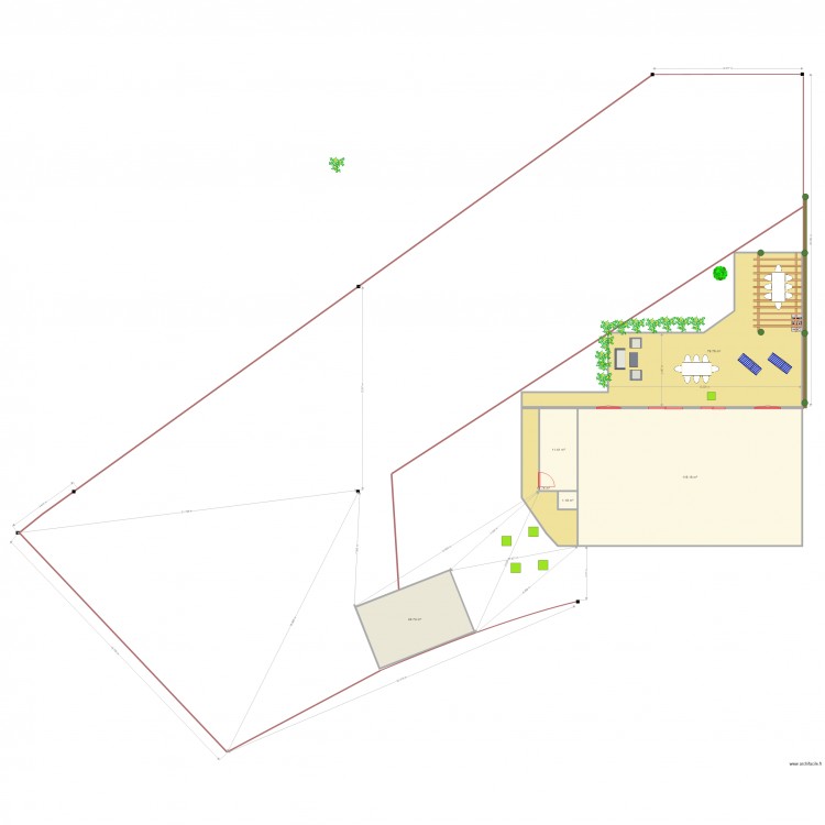 plan coté 1. Plan de 0 pièce et 0 m2