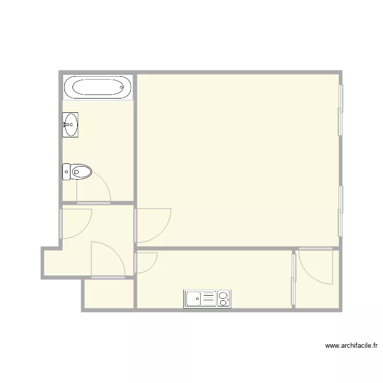 29 Grange aux Belles. Plan de 