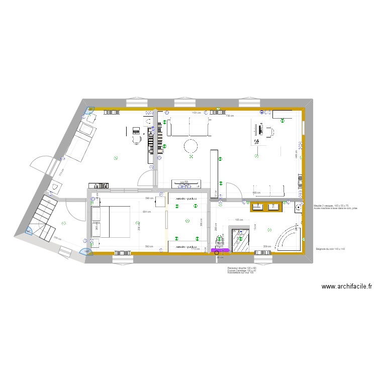 1er Etage ST Epain - Olivier. Plan de 0 pièce et 0 m2