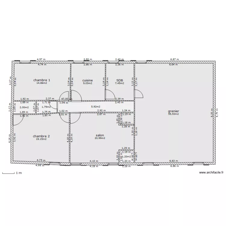 gommerville. Plan de 