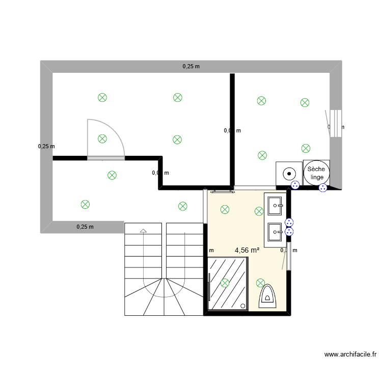 ArchiFacile PRO salle de bain tourcoing. Plan de 0 pièce et 0 m2