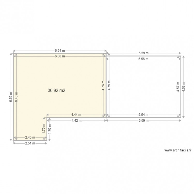 plafond 1er étage. Plan de 0 pièce et 0 m2