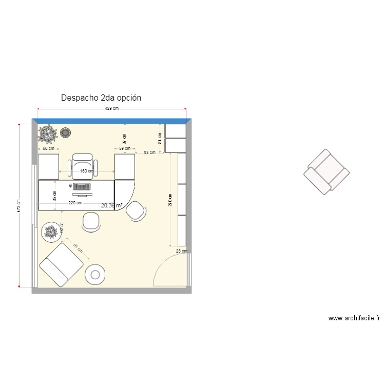 Casa Crestón estudio 2daa opción. Plan de 0 pièce et 0 m2