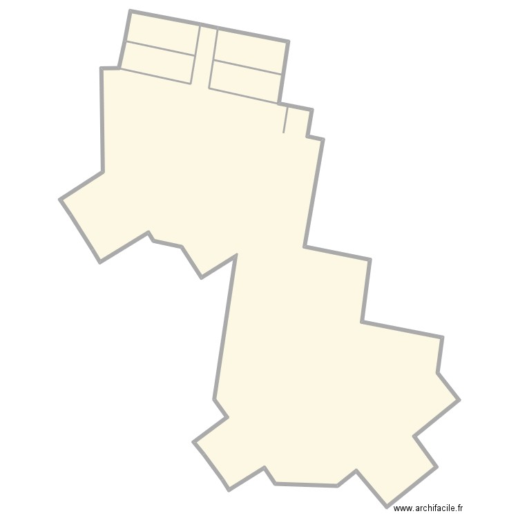 cadastre A. Plan de 2 pièces et 727 m2