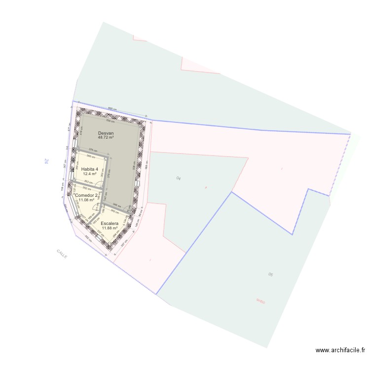 Planta Primera 0373404UM0707S0001DA. Plan de 0 pièce et 0 m2