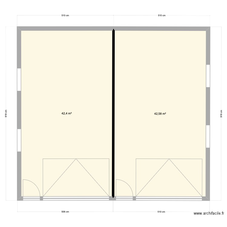 GARAGE. Plan de 0 pièce et 0 m2