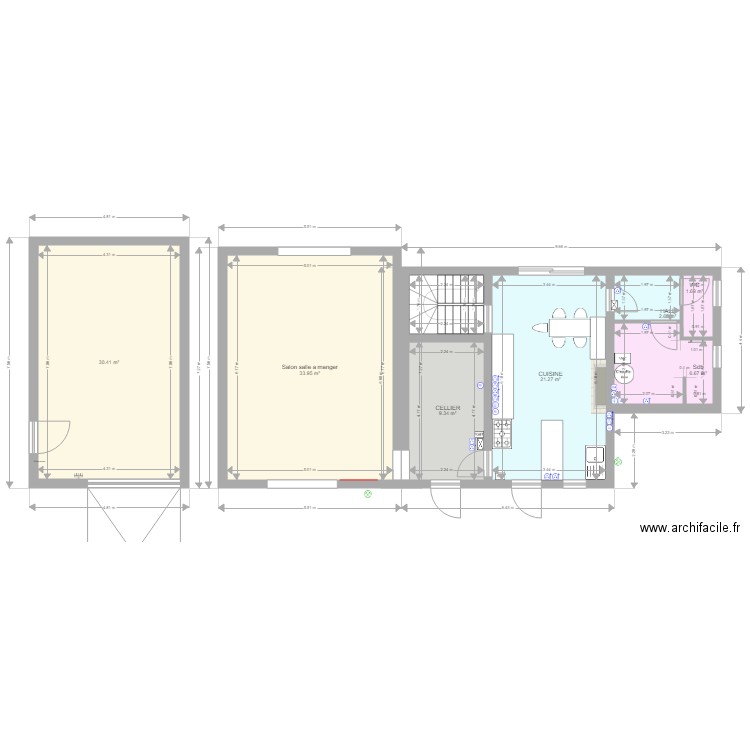 rénovation dépendances. Plan de 0 pièce et 0 m2