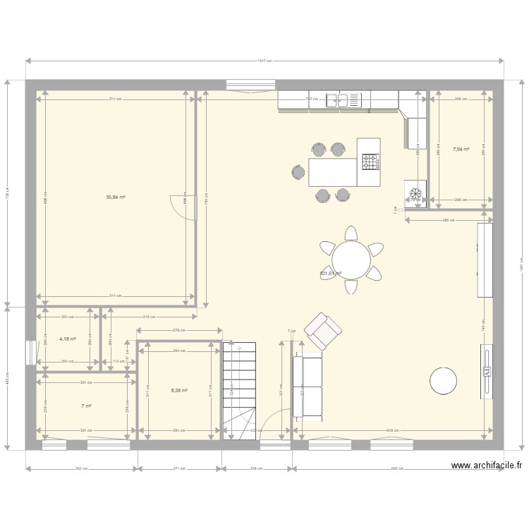 maison cambrone 1. Plan de 0 pièce et 0 m2