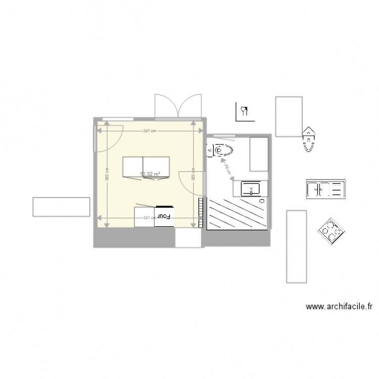 cuisine 6 isolation. Plan de 0 pièce et 0 m2