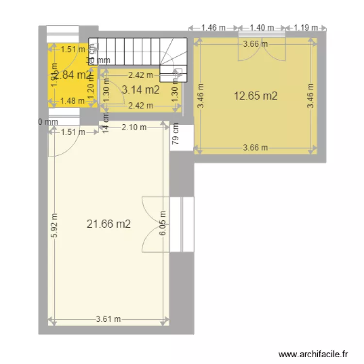 St Etienne Rdch r&eacute;nov&eacute;. Plan de 