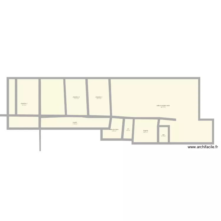 maison bas. Plan de maison bas. Plan de