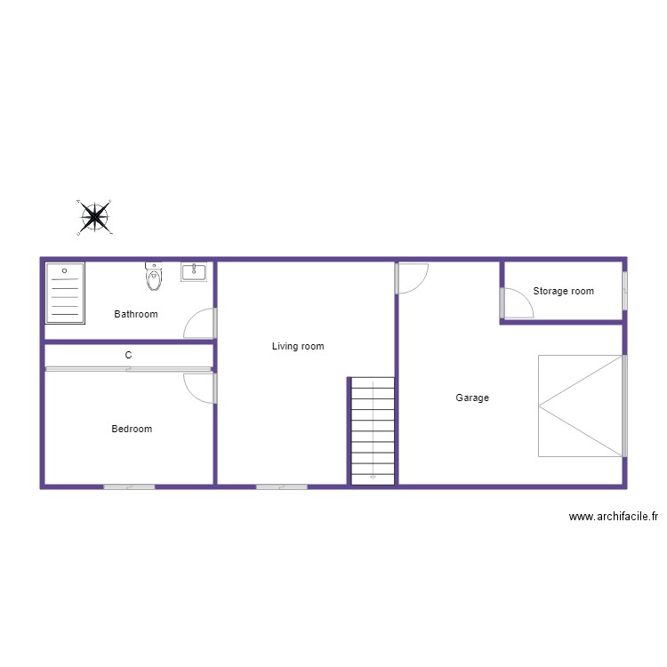 hyra rosaleda villa 1. Plan de 0 pièce et 0 m2