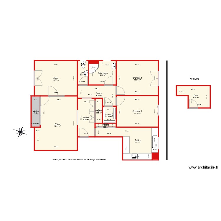 BI 3788 Coté. Plan de 0 pièce et 0 m2