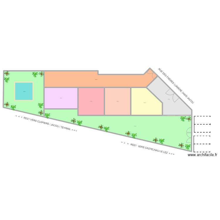 AK99 APPART MV 30032023RDC. Plan de 8 pièces et 931 m2