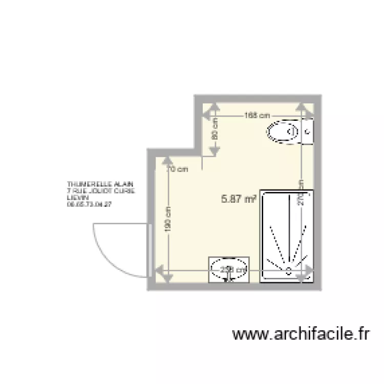 THUMERELLE . Plan de 