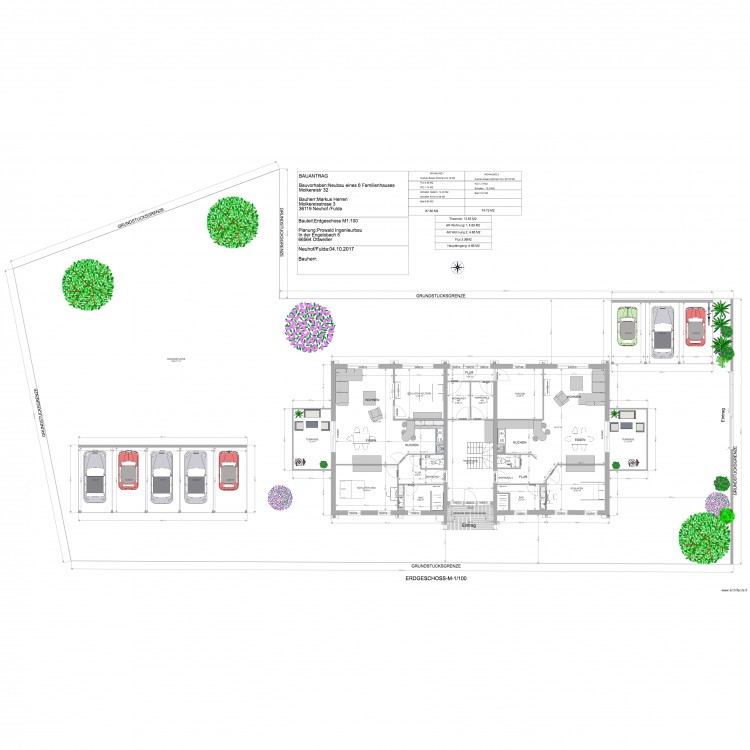 FULDA  REZ DE CHAUSSEE. Plan de 0 pièce et 0 m2