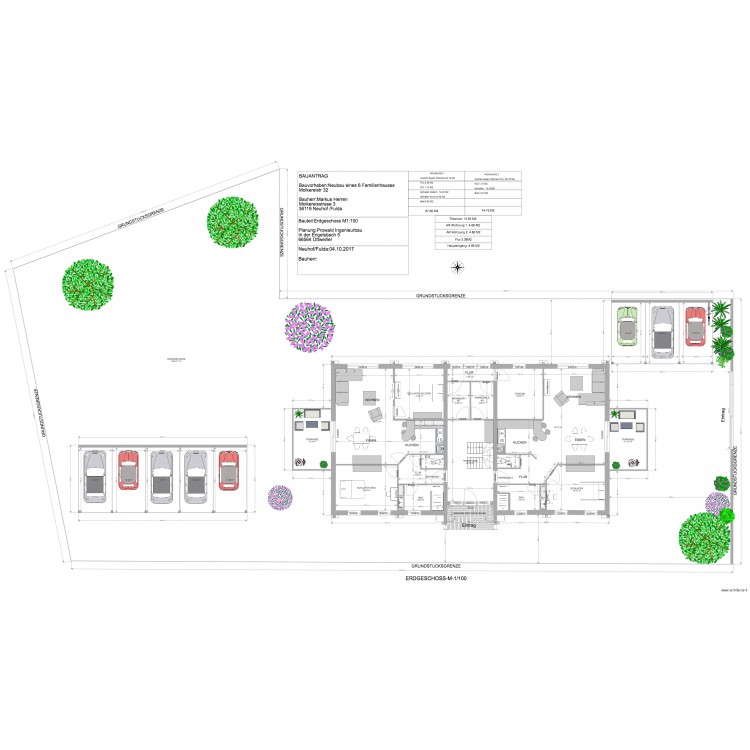 FULDA  REZ DE CHAUSSEE. Plan de 0 pièce et 0 m2