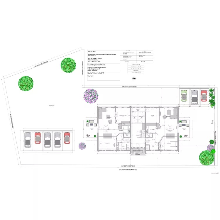 FULDA  REZ DE CHAUSSEE. Plan de 