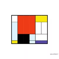 Placard entr&eacute;e couleurs