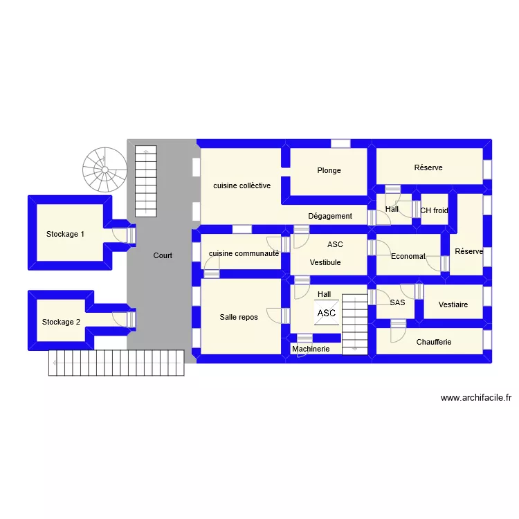 sous sol . Plan de 