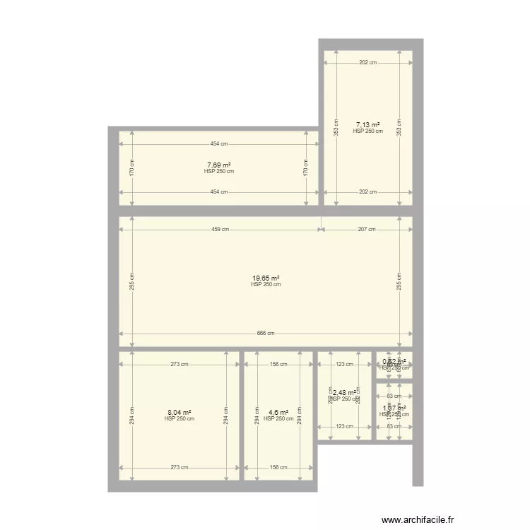 mait&eacute;. Plan de 