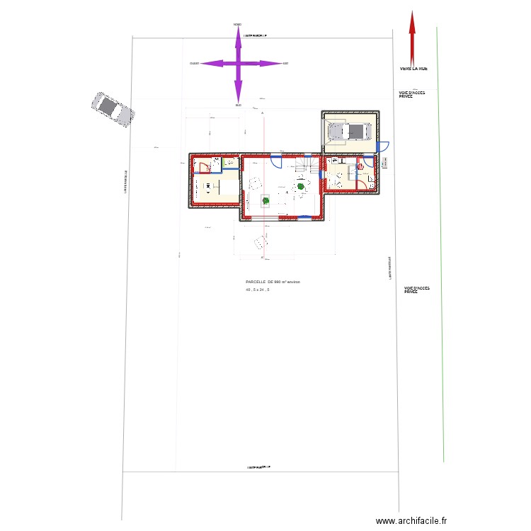  DE MONTBELL modif 09/10. Plan de 9 pièces et 146 m2