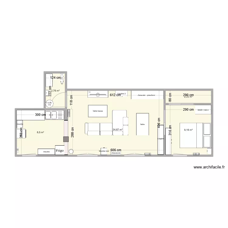 Lamorlaye_vide. Plan de 