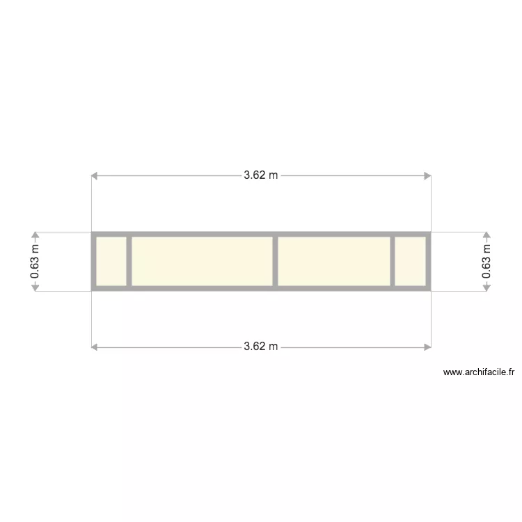 TOIT REST GAUCHE. Plan de 