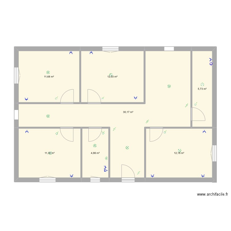 paln construction. Plan de 0 pièce et 0 m2