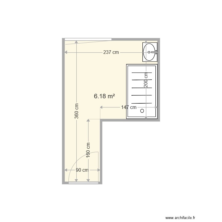 WADOU PHILIPPE . Plan de 0 pièce et 0 m2