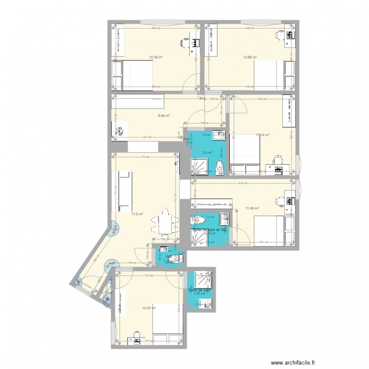 Rippl Ronai 40 33 36M AMGT frqn. Plan de 0 pièce et 0 m2