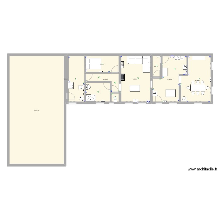 Longerre . Plan de 0 pièce et 0 m2