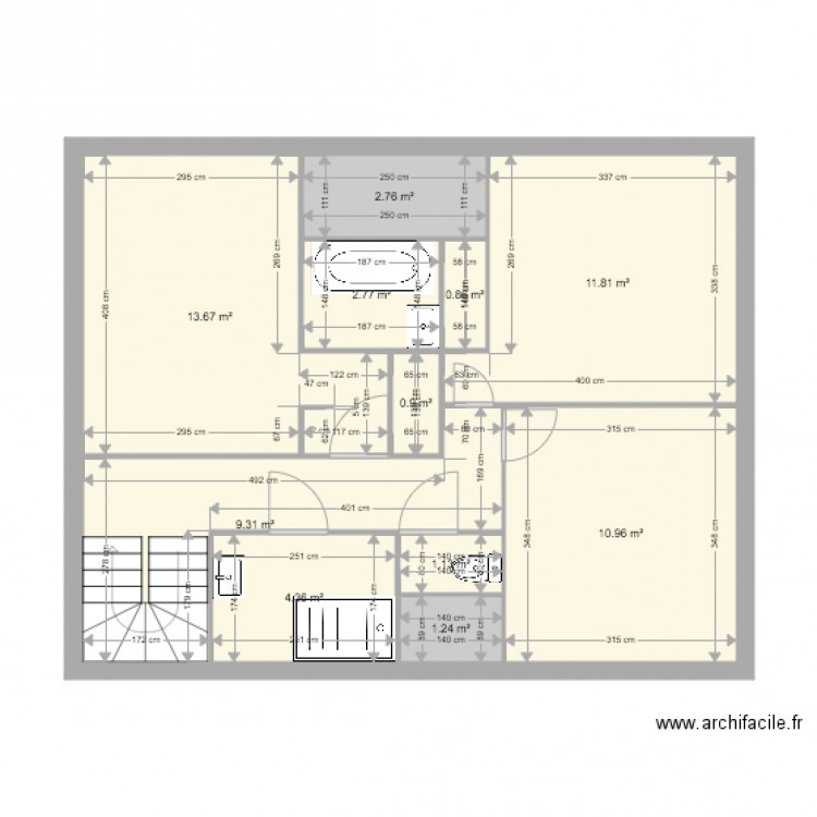 careil étage origine. Plan de 0 pièce et 0 m2