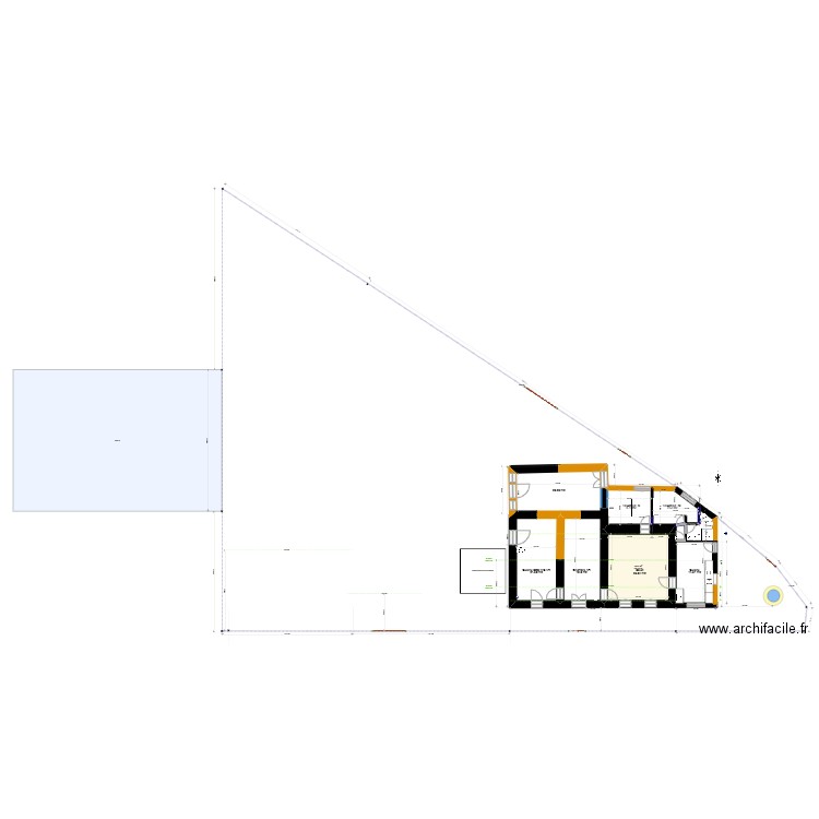 2023 04 TEST 2 RENO LOT A LOUER . Plan de 1 pièce et 26 m2