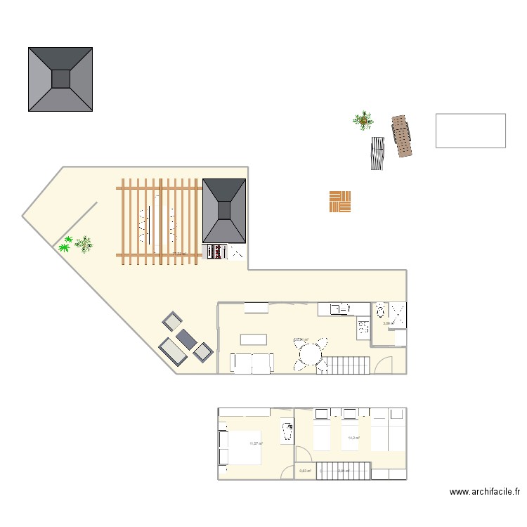 appart nath. Plan de 0 pièce et 0 m2