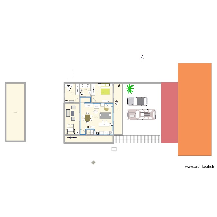 bicentenaria con cochera pasante de 3 metros. Plan de 0 pièce et 0 m2