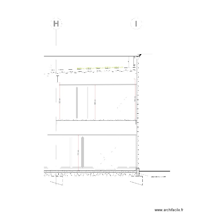 Projet Sté Urban Canopee Plan de coupe N°6. Plan de 0 pièce et 0 m2