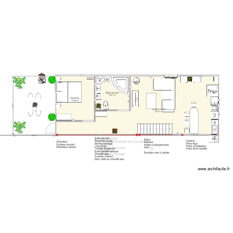 La condamine local 3 &eacute;tages. Plan de 0 pièce et 0 m2