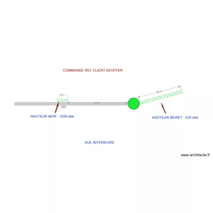 COMMANDE REF KEUFFER. Plan de 