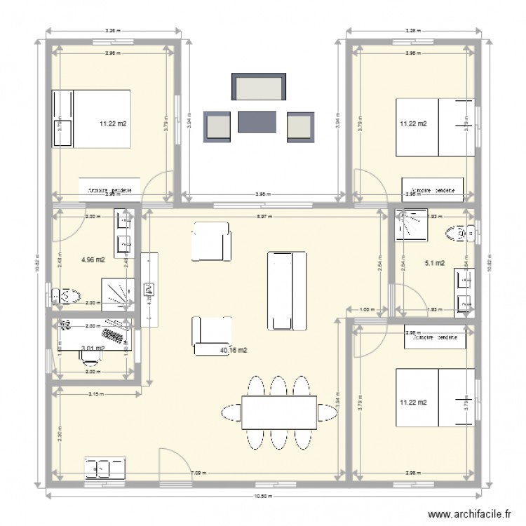 plan maison 3. Plan de 0 pièce et 0 m2