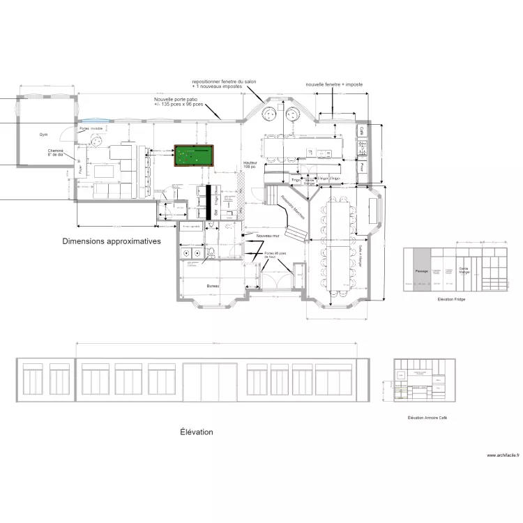 cuisine ilot plan maison garde robe bar 40 pouces bar rotaded. Plan de 