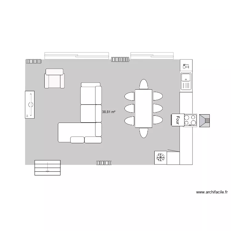 double sejour 2 baies 2022 2. Plan de 