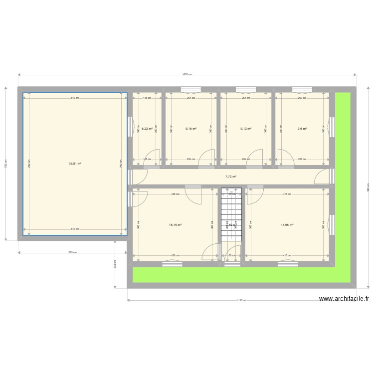 casa quinta do monte. Plan de 20 pièces et 218 m2